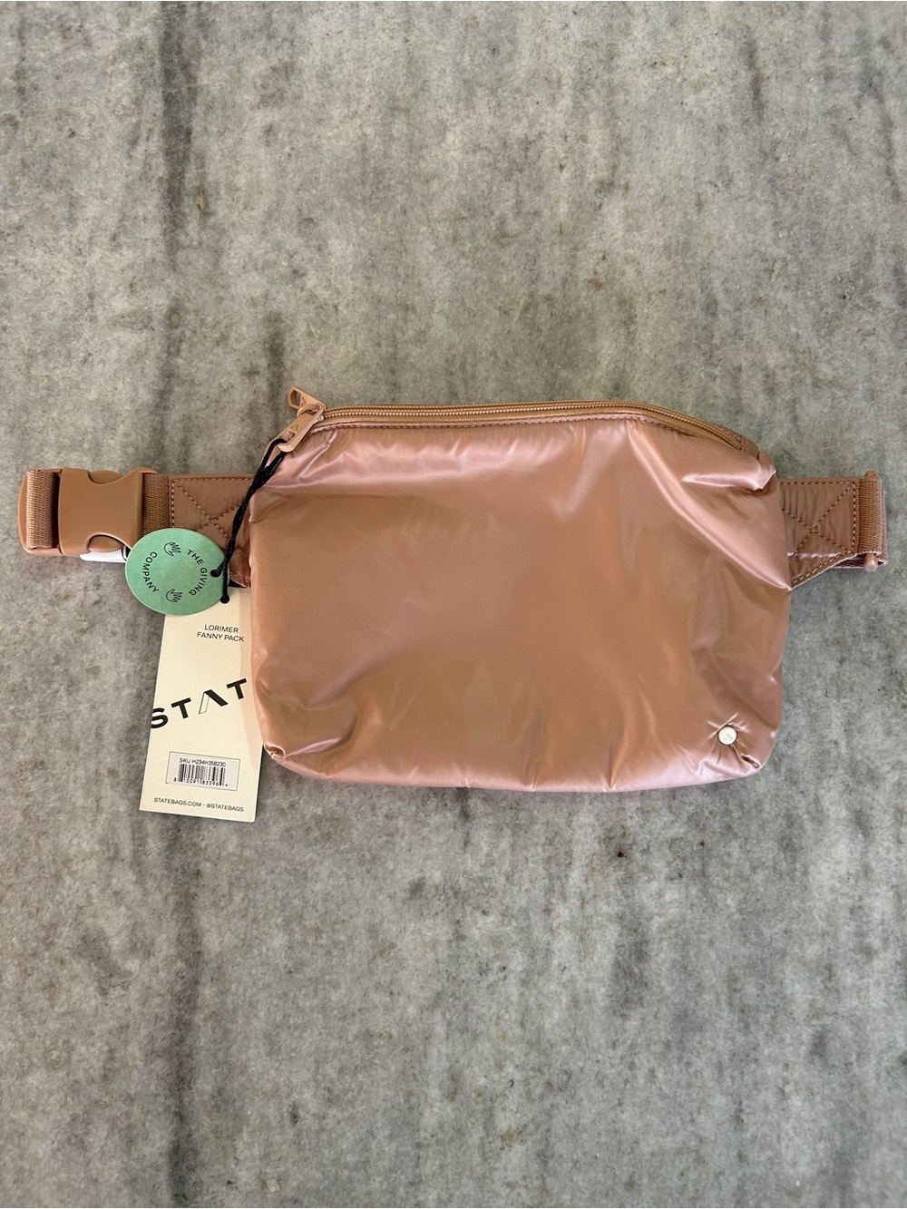 STATE Rose Pink Lorimer Fanny Pack